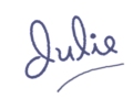 Signed by Julie